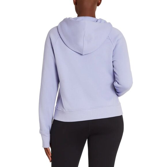 Danskin S Half Zip Hoodie Pullover Sweater Shirt Activewear Sweatshirt Thumbhole - Picture 3 of 5